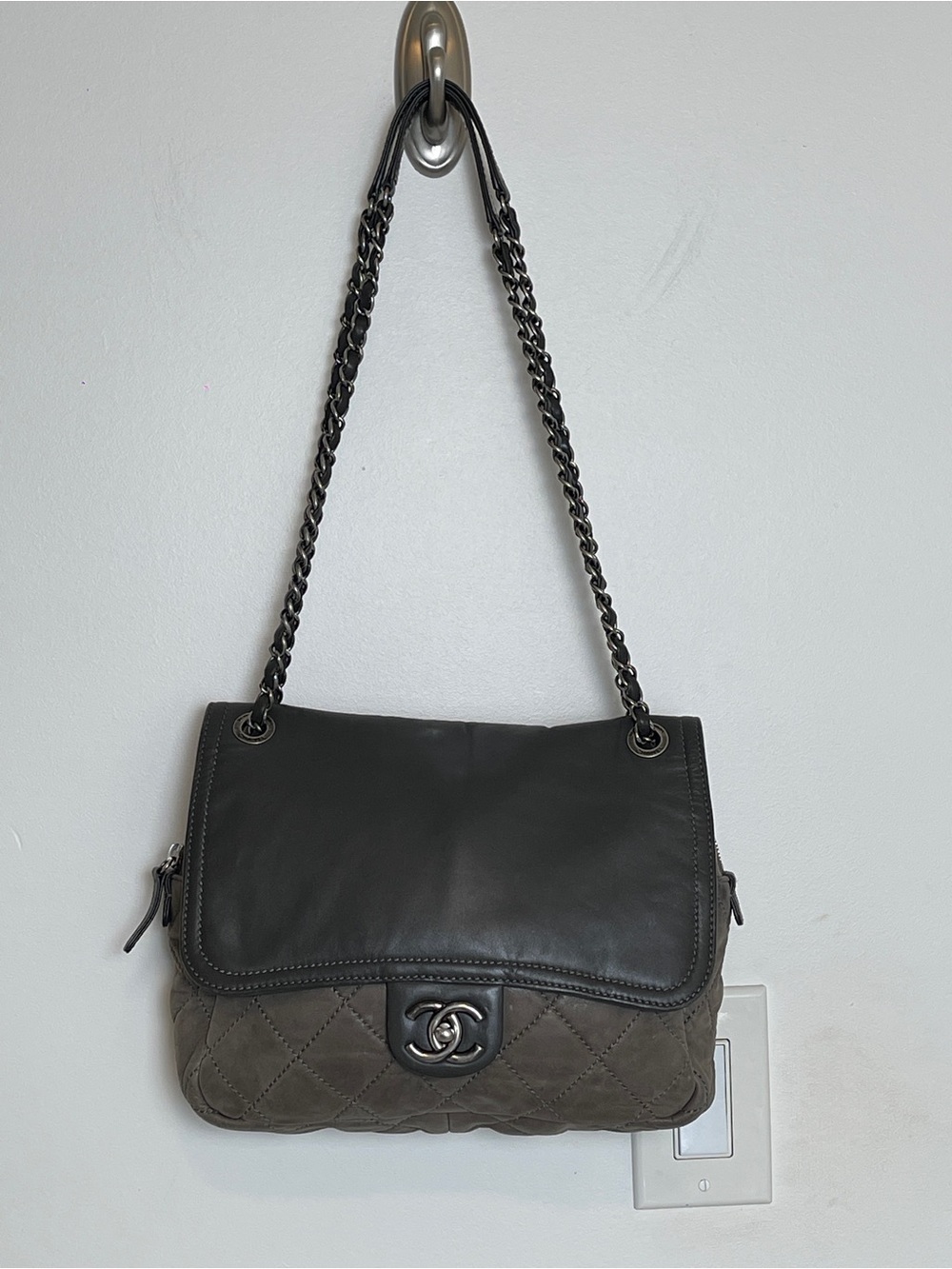 CHANEL CALFSKIN IN THE MIX FLAP BAG